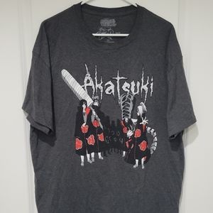 Naruto Shippuden Mens Short Sleeve Graphic T Shirt